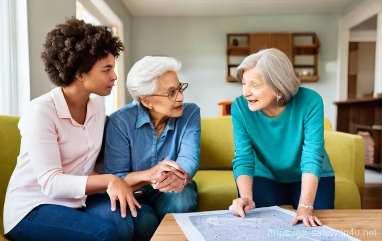 재난 대비 안전관리 체크리스트 - **Prompt:** A diverse family, consisting of a mother, father, and two children (approximately 8 and ... 재난 대비 안전관리 체크리스트 - **Prompt:** A diverse family, consisting of a mother, father, and two children (approximately 8 and ...